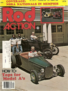 ROD ACTION 1980 DEC - CUSTOM MODEL A TOPS, CUSTOM '28 FORD HI-BOY FRAME